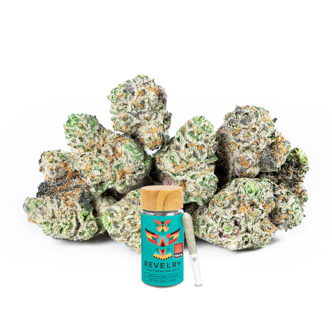 Revelry - THCA 7 Pack Preroll - 3.5g / Hybrid/Pink Guava